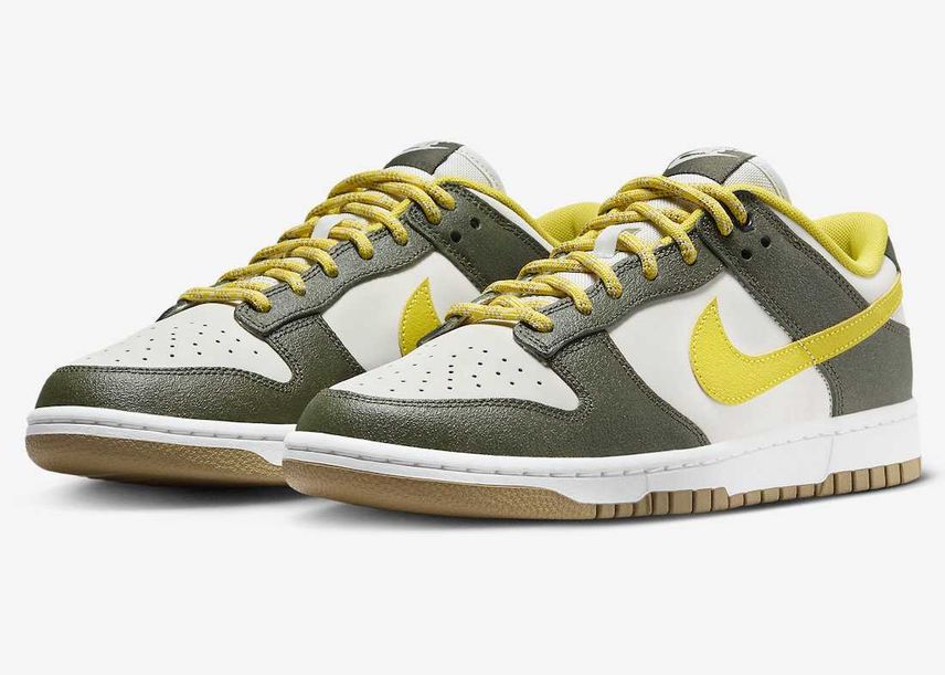 最新リーク|Nike Dunk Low "Cargo Khaki and Vivid Sulfur"|抽選/販売/定価情報