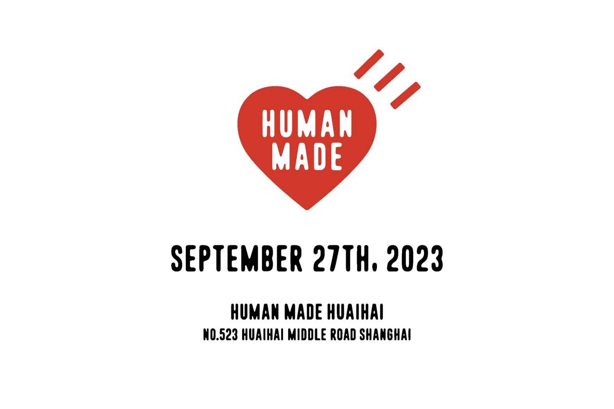 HUMAN MADEの新店「HUMAN MADE HUAIHAI」が中国・上海に9/27オープン