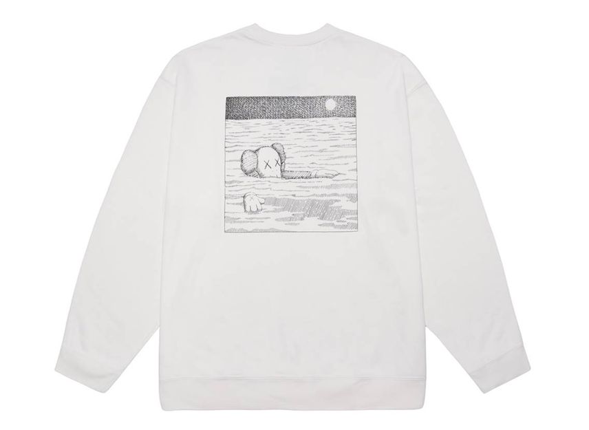 Uniqlo x KAWS Sweatshirt White SNKRDUNK