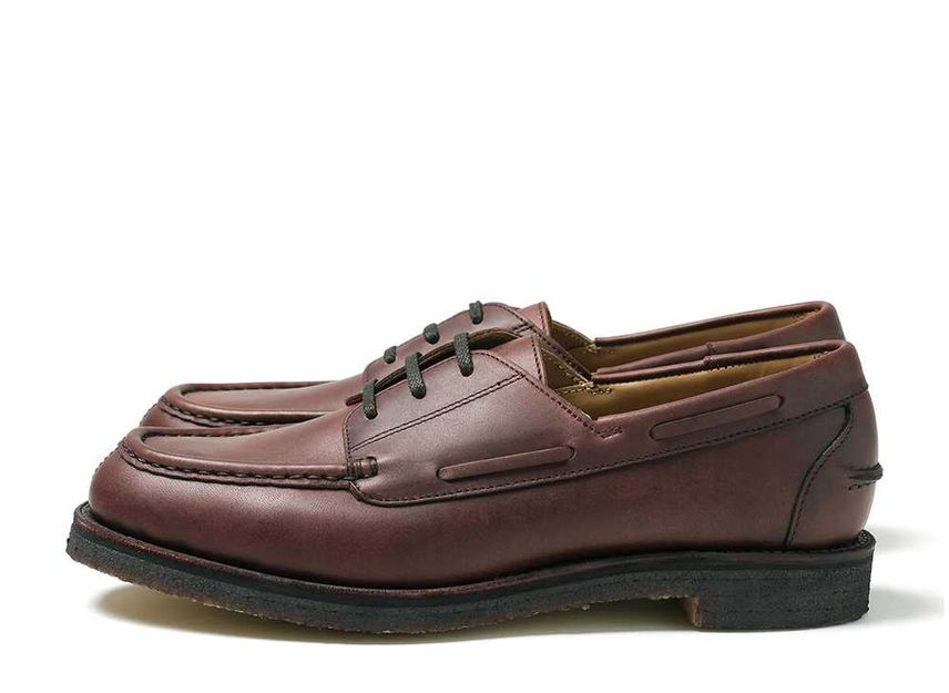REGAL SHOE & CO 在原みゆ紀 3EYELET MOC TOE 3EYELET MOC TOE BLACK 24.5cm
