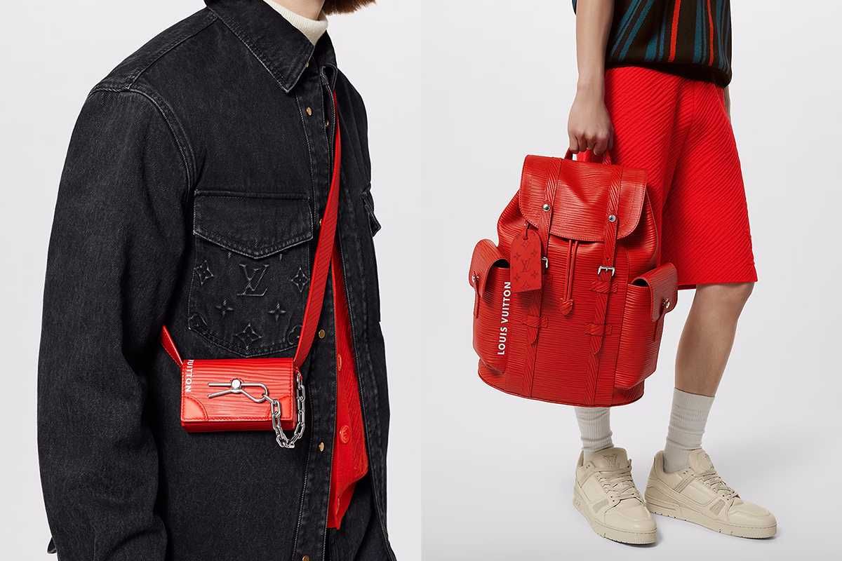 発売中|Louis Vuitton "EPI・XL LEATHER Men's Bag Red"|抽選/販売/定価情報