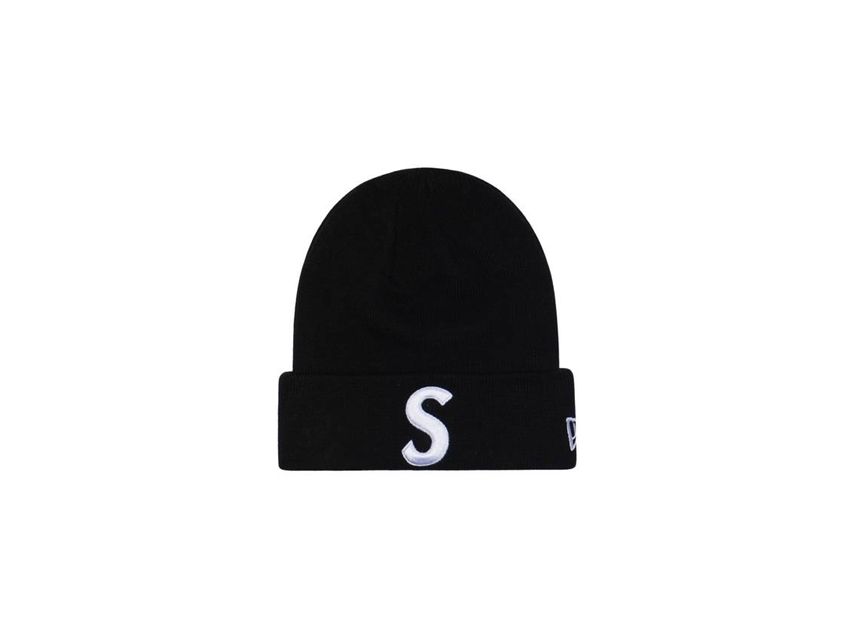Supreme new era beanie top black
