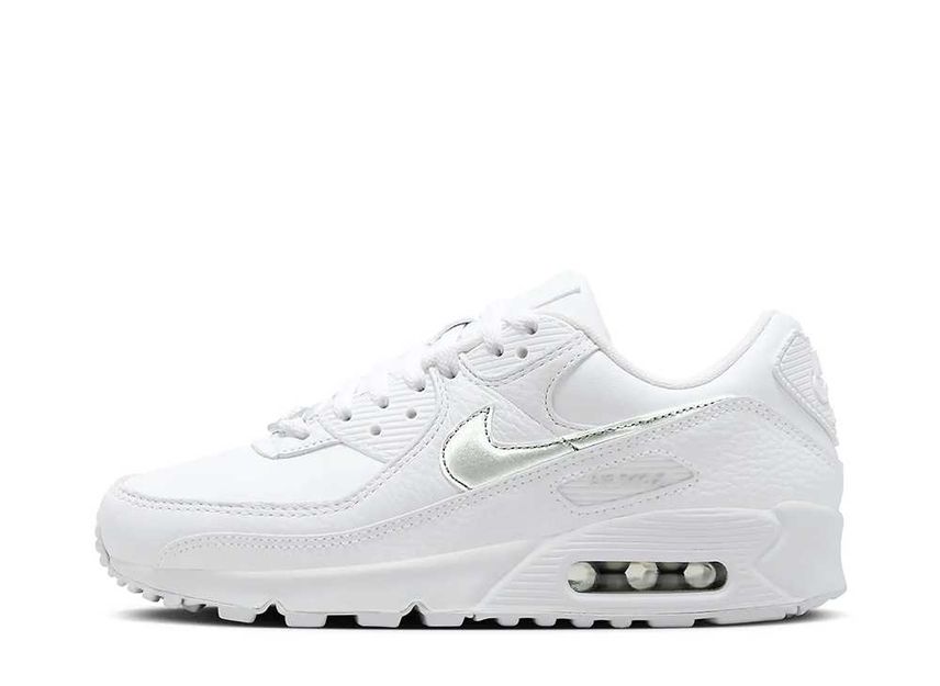 Air max 90 premium white/volt-black-vivid blue best sale