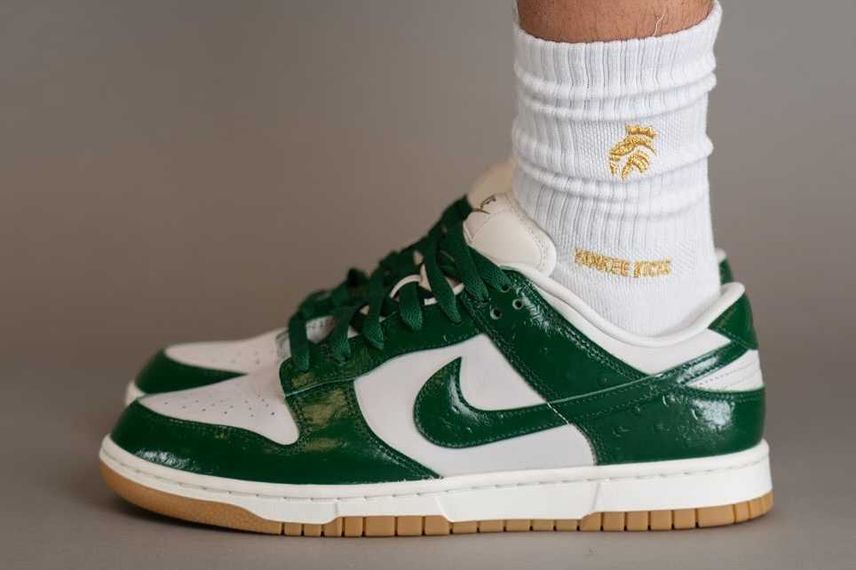 00s NIKE archive ゴツナイキ ラグラン 7分丈 グリーン 短丈 Nike Women's Dunk Low LX