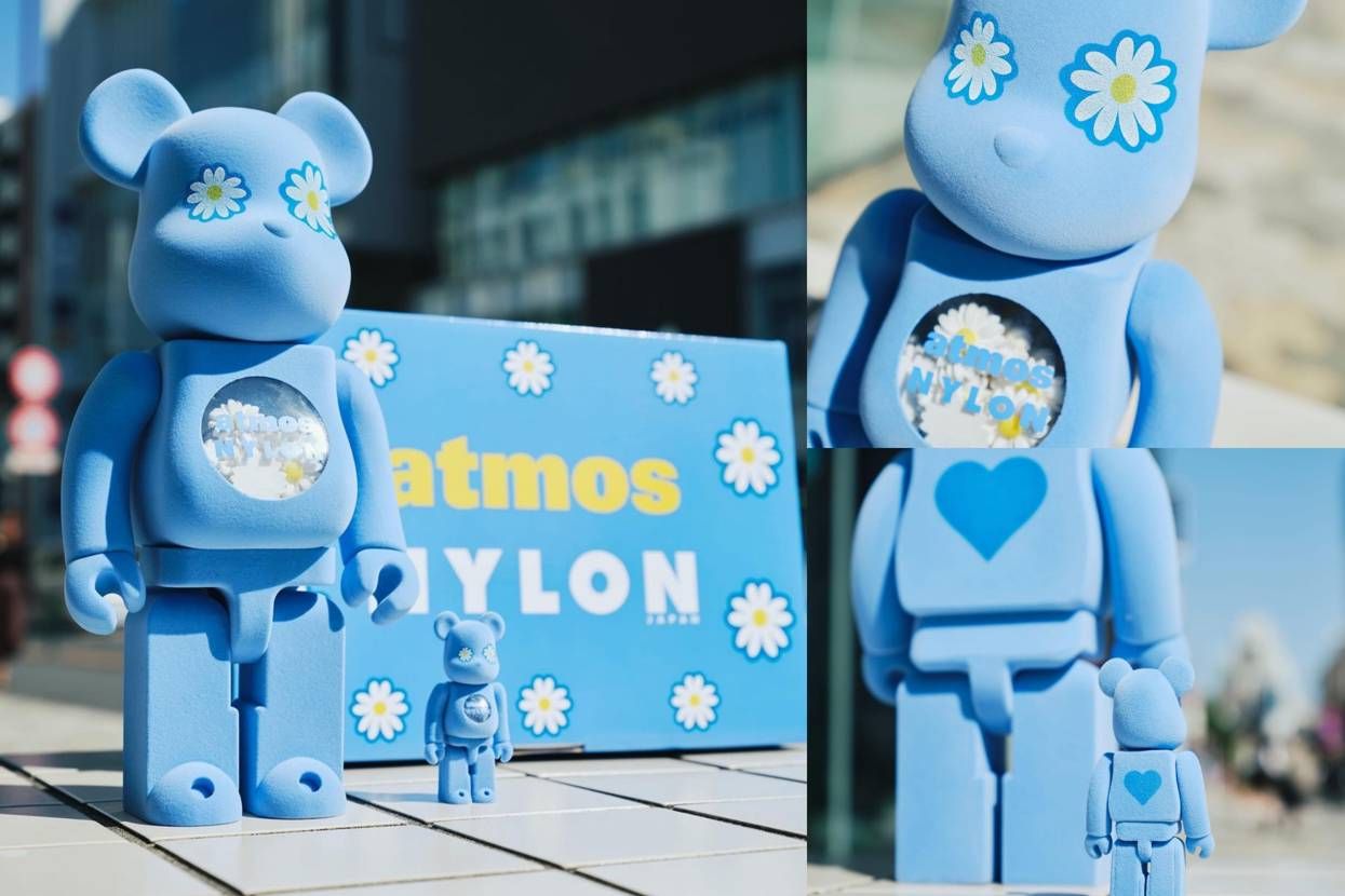 10/28発売|atmos × NYLON JAPAN × MEDICOM TOY BE@RBRICK TYPE-2 100% & 400%|抽選/販売/定価情報