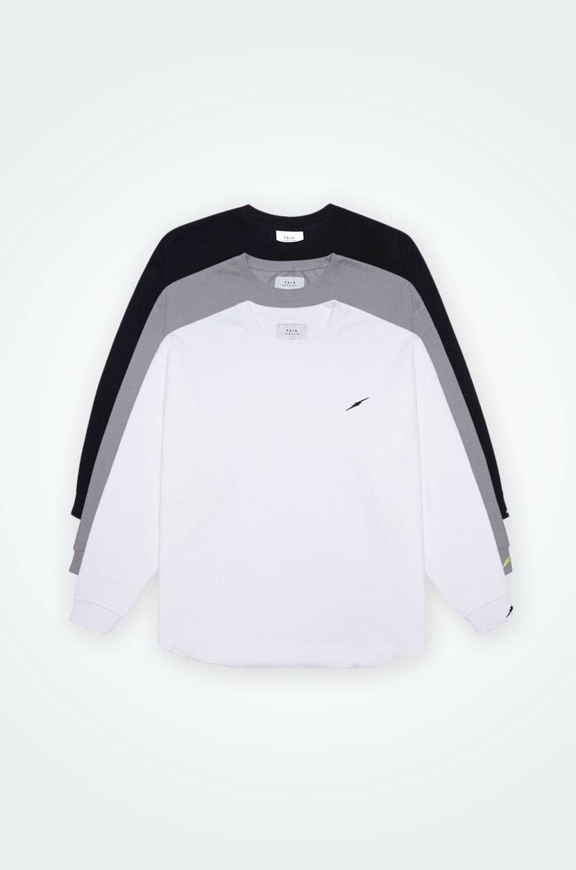 HYPE DROP x TAIN DOUBLE PUSH 3PACK THERMAL FOOTBALL T-SHIRTS 