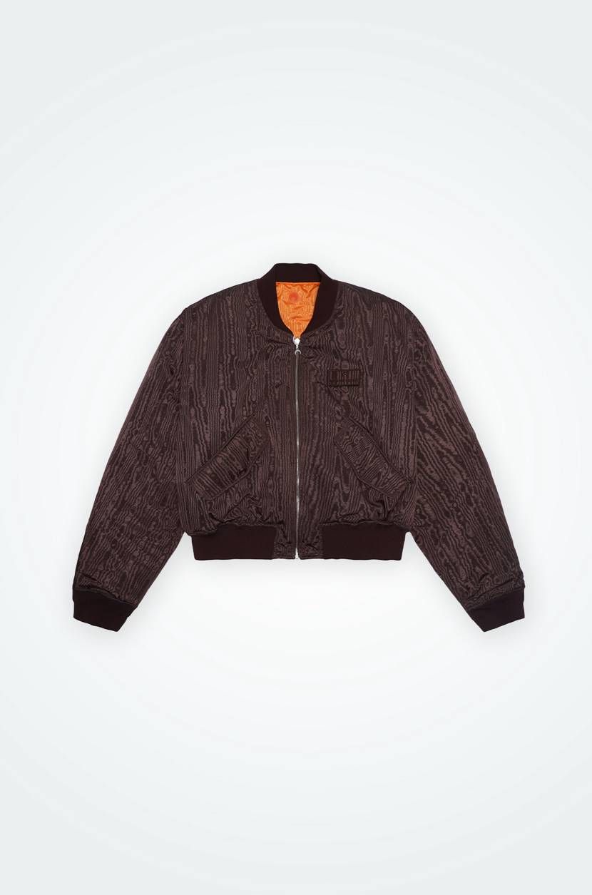 マリーンセル ジェネレイテッド リバーシブルモアレ ボンバー