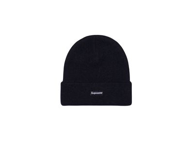 Supreme box shop logo beanie black