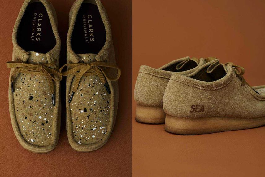 11/18発売|WIND AND SEA × atmos × Clarks Wallabee "Maple"|抽選/販売/定価情報