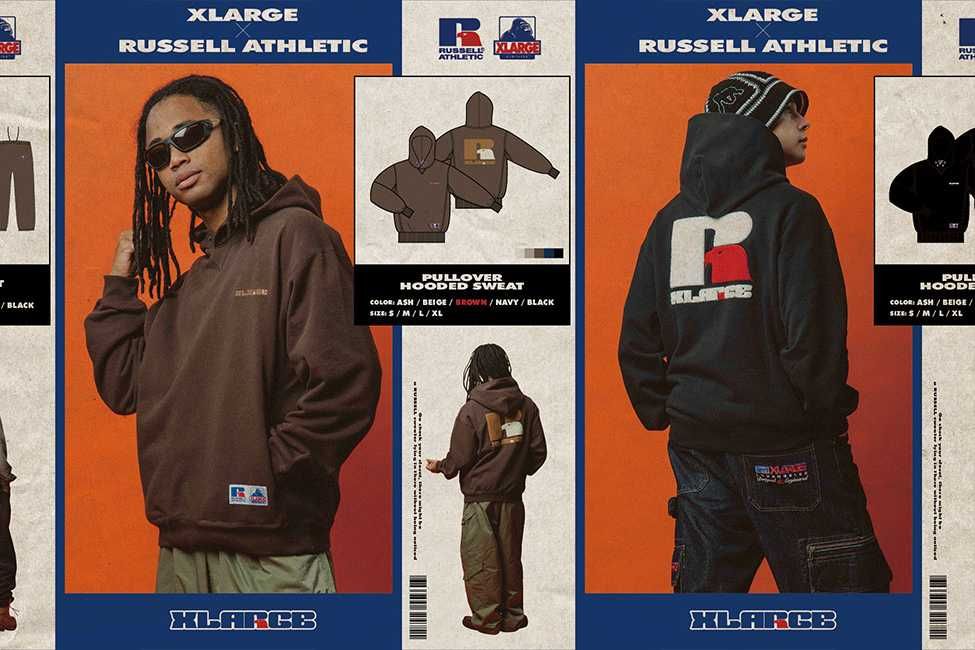 11/18発売｜RUSSELL ATHLETIC × XLARGE collection｜抽選/販売