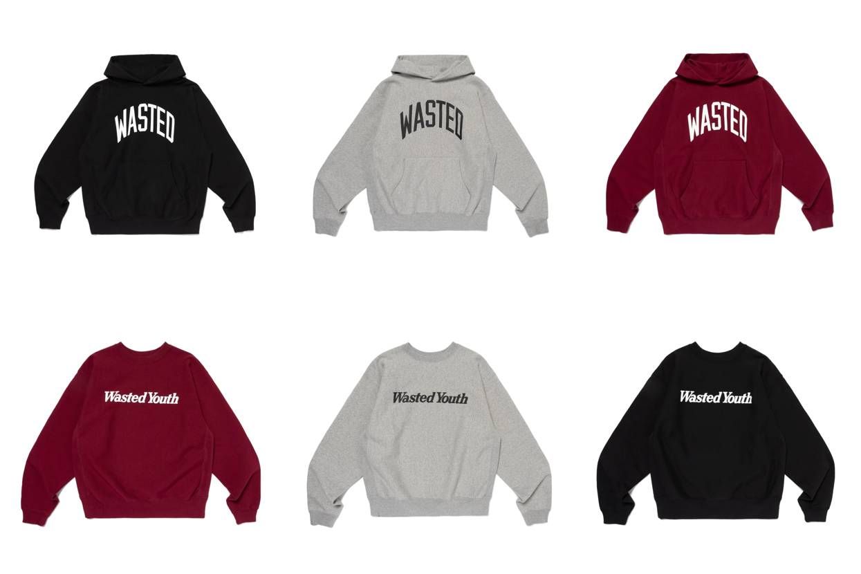 12/2発売|Wasted Youth Heavy Weight Hoodie #1 & Heavy Weight Sweatshirt #1|抽選/販売/定価情報