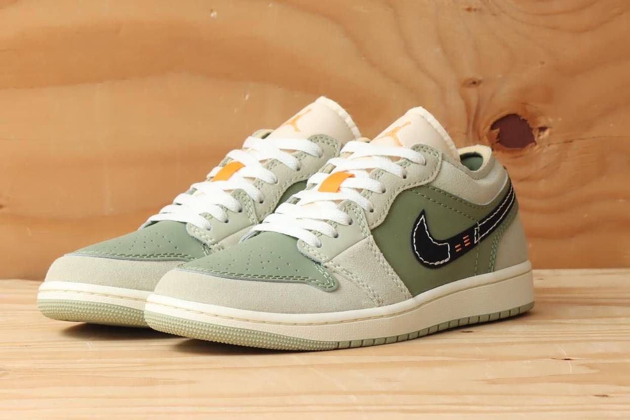 12/9発売|Nike Air Jordan 1 Low SE Craft "Light Olive/Black"|抽選/販売/定価情報