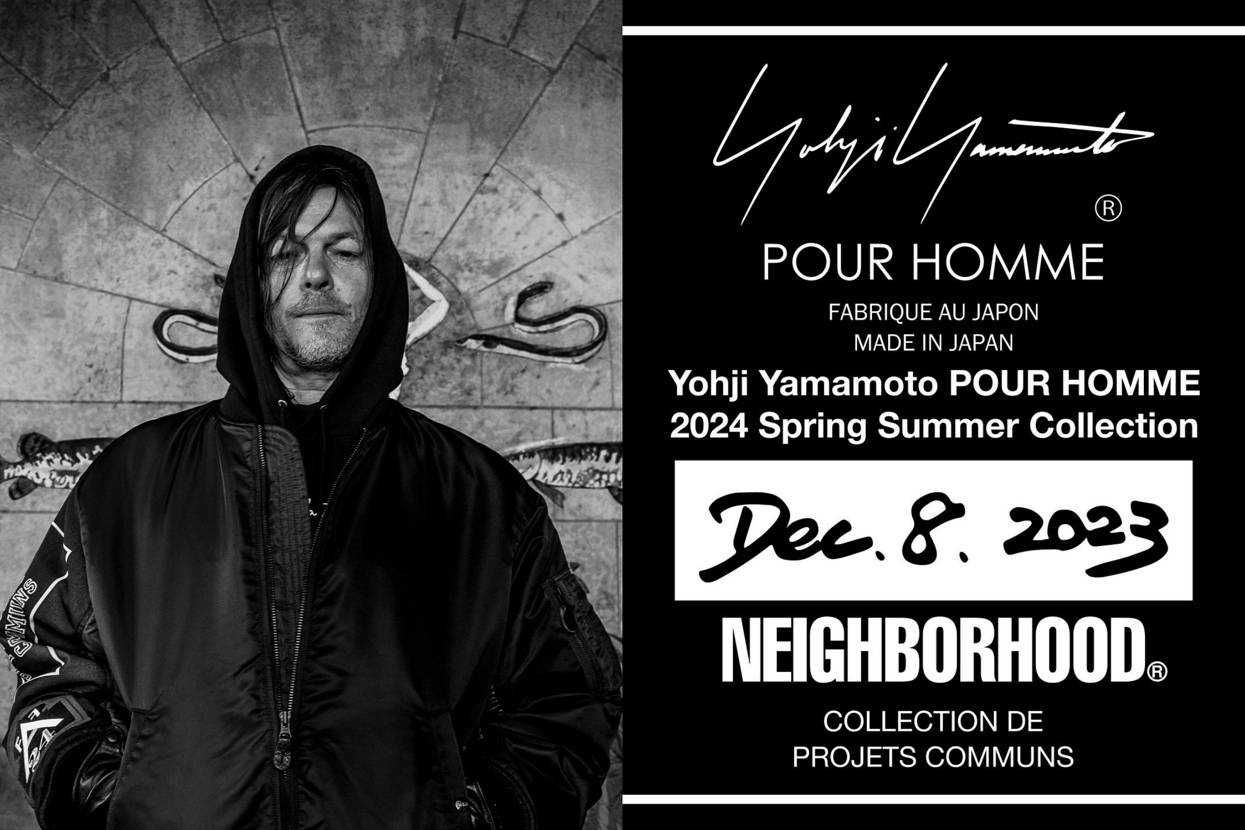 12/8発売|NEIGHBORHOOD × YOHJI YAMAMOTO POUR HOMME 24SS collection|抽選/販売/定価情報