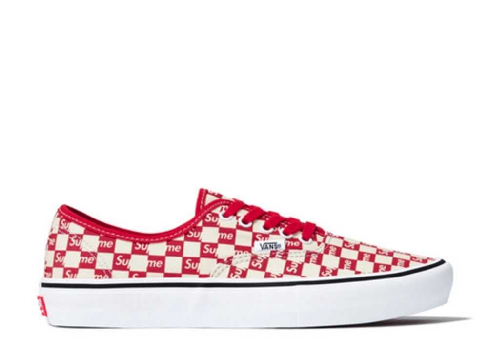 Supreme × Vans Authentic Pro Checker Logo 
