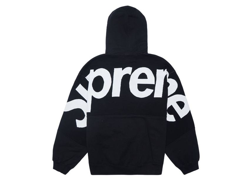 Supreme big logo hoodie hotsell