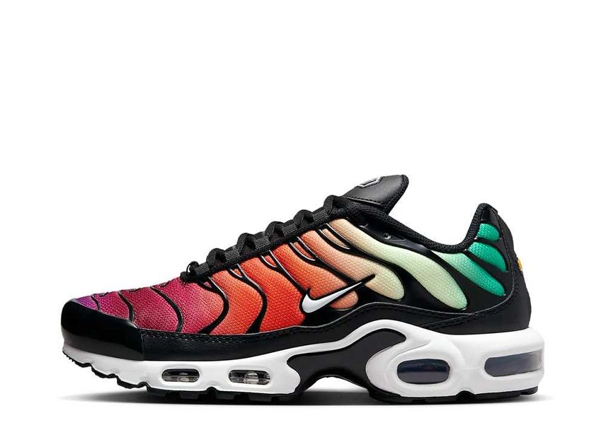 Nike air max plus top womens red and black