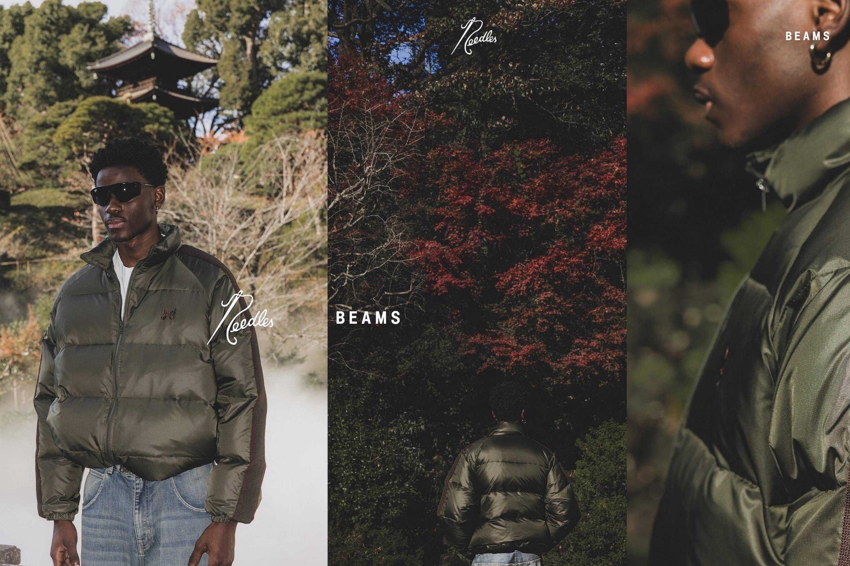 12/16発売|BEAMS別注 NEEDLES Down Jacket|抽選/販売/定価情報
