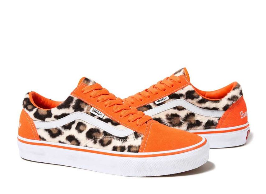 Cheetah print top vans old skool