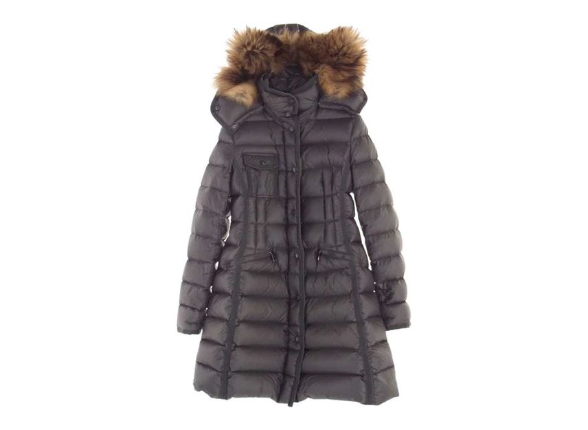 Moncler orophin coat black sales
