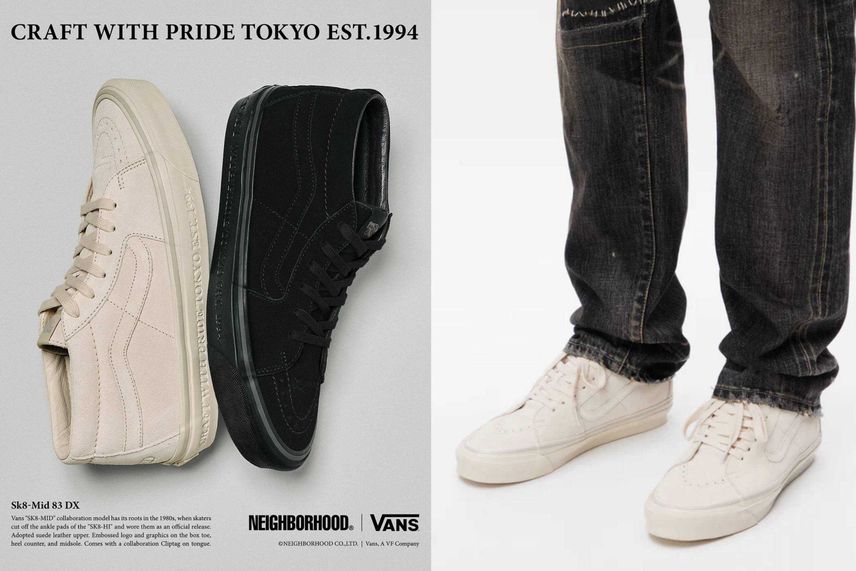 NEIGHBORHOOD × Vans Sk8-Mid 83 DX NEIGHBORHOOD × Vans Sk8-Mid 83 DX