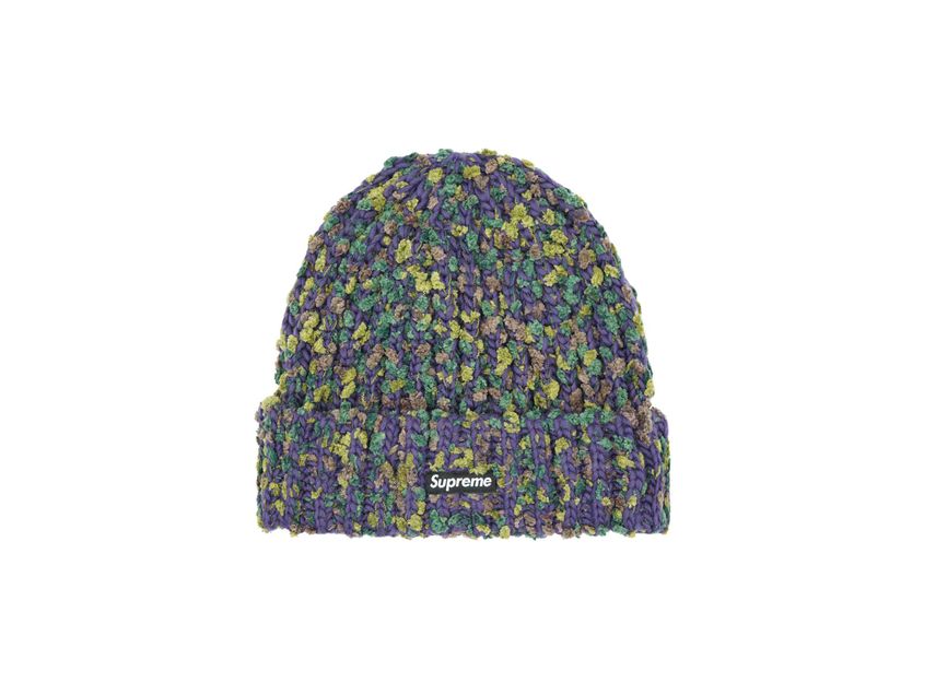 Supreme Chenille Beanie Dark Purple SNKRDUNK