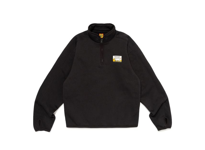 HUMAN MADE FLEECE SWEAT HALF ZIP HUMAN MADE FLEECE SWEAT HALF ZIP