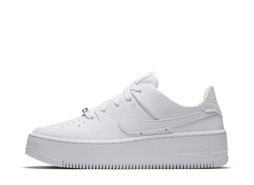 Air force 1 sage sales low white pink yellow