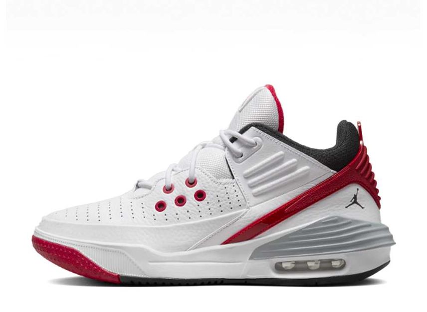 Nike Jordan Max Aura 5 White Varsity Red Wolf Grey Black