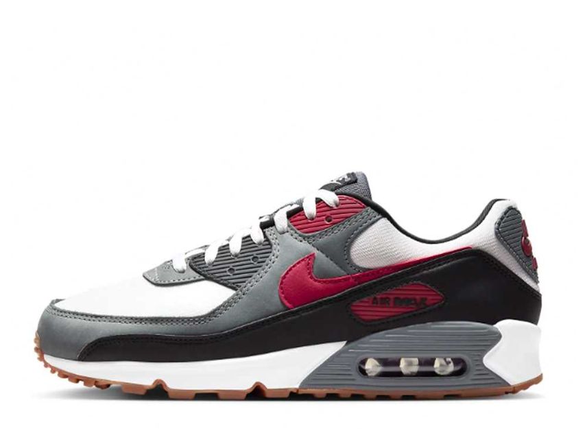 Nike air max 90 red black white sales