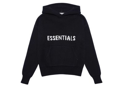 Fog essentials black sales hoodie