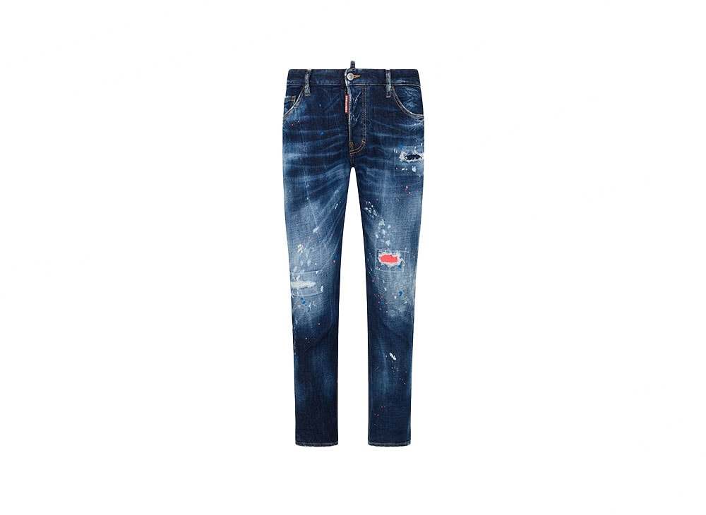 DARK NEON SPLASH WASH SEXY TWIST JEANS