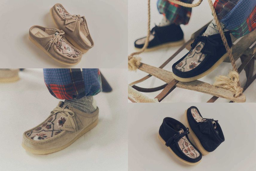 海外抽選中|END. × Clarks Originals × BEAMS PLUS "Ski Club" Wallabee 2types|抽選/販売/定価情報