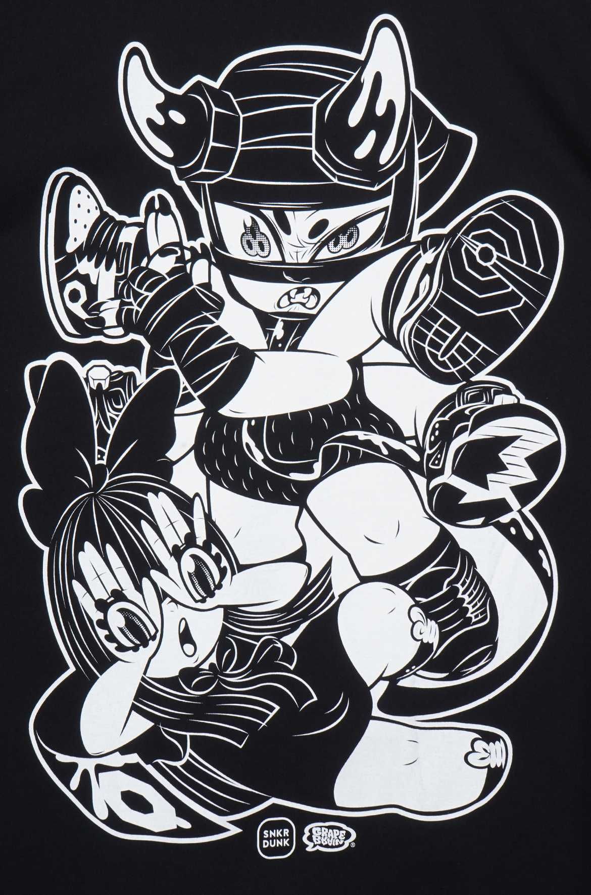 グレイプ ブレイン Ex GRAPE DUNKグラフィックTシャツ 
