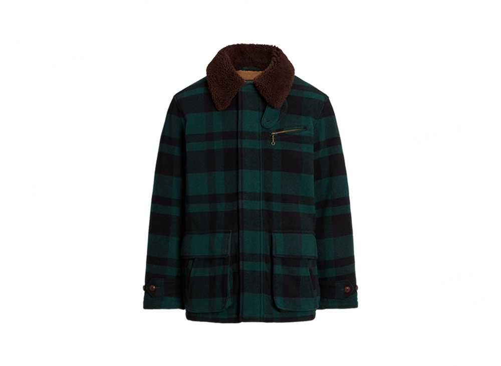 Polo Ralph Lauren Shearling Collar Plaid Barn Coat "Multi"の新品/中古フリマ(通販