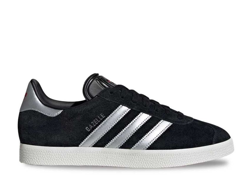 Black and sales silver adidas gazelle
