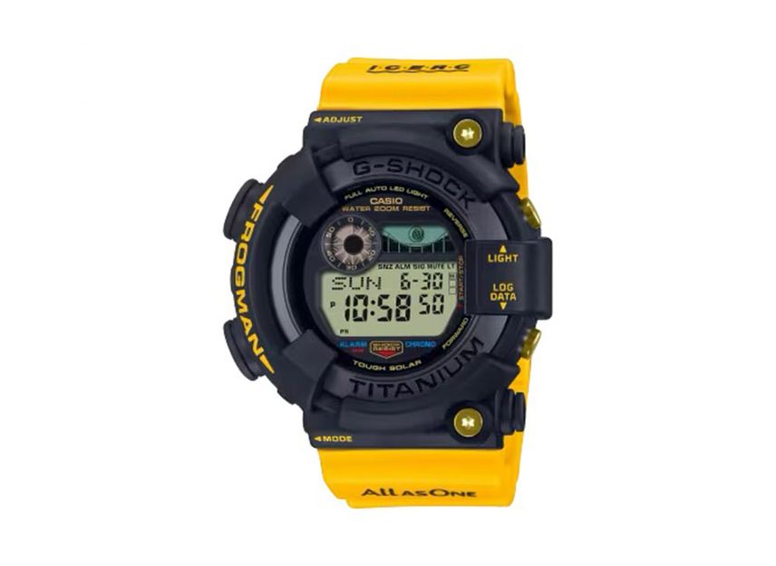 Casio G Shock x ICERC Japan Master of G Sea Frogman GW 8200K 9JR Black Yellow SNKRDUNK