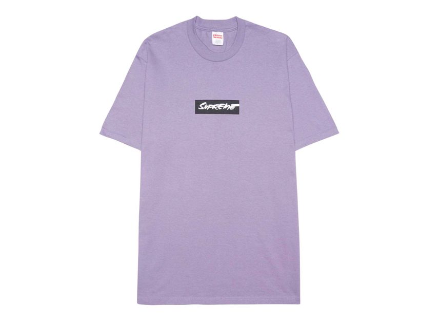 Supreme white sales purple box logo