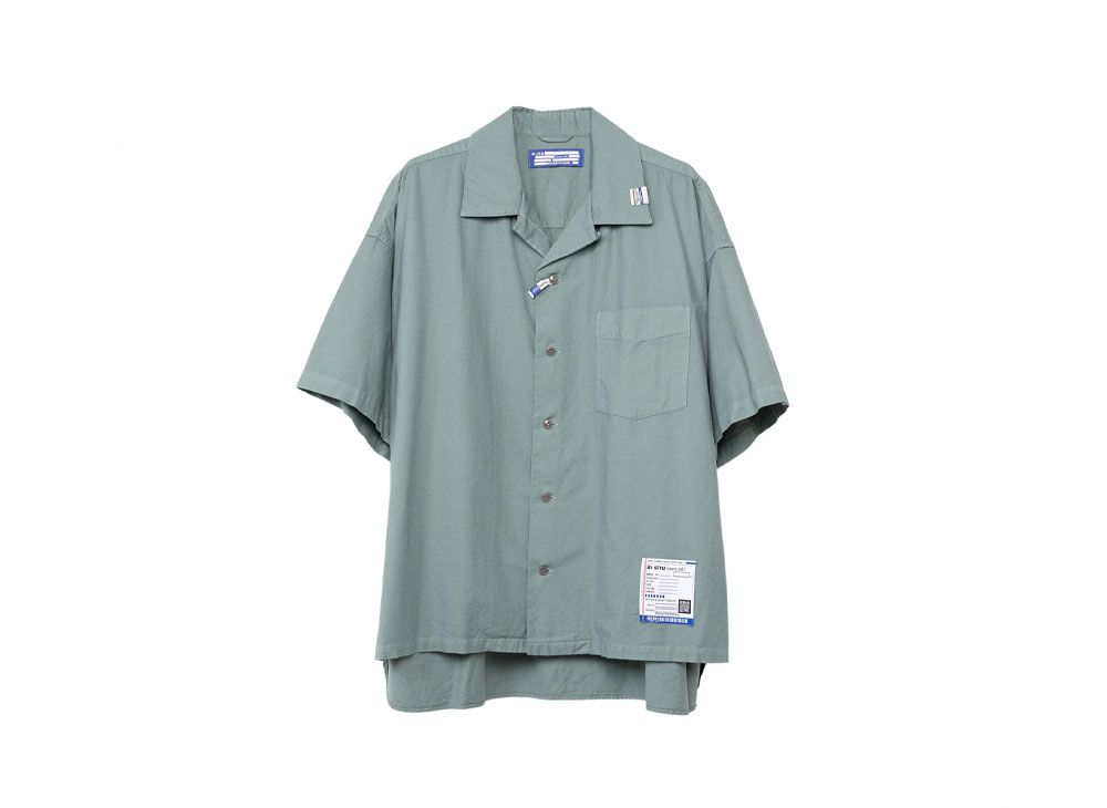 Maison MIHARA YASUHIRO Short-Sleeve Oxford Shirt 