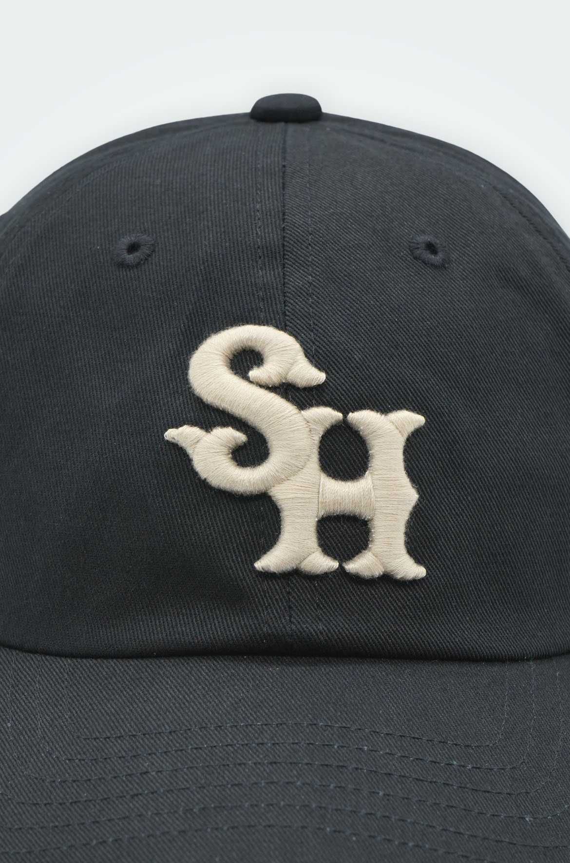 SUGARHILL ブラック ベースボールキャップ シュガーヒル ロゴ ベースボールキャップ 