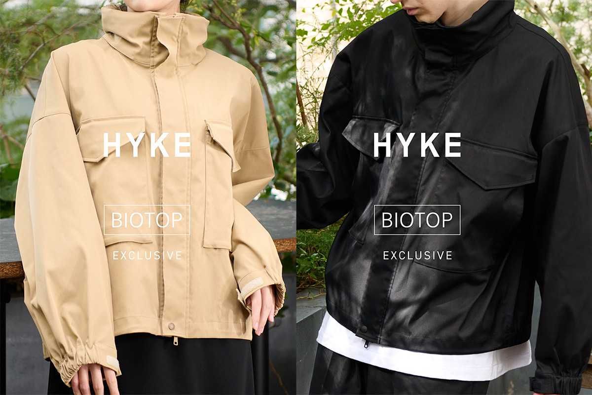 3/1発売|HYKE for BIOTOP 24SS WEP JACKET EX|抽選/販売/定価情報