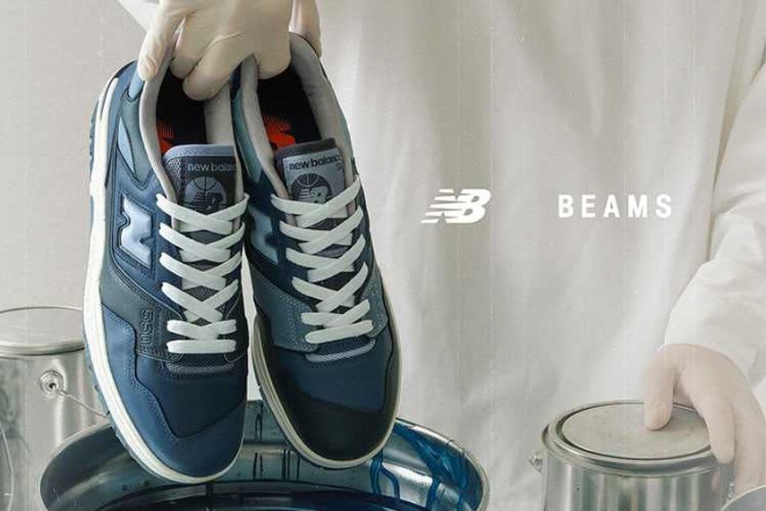 3/1先行・3/16発売|BEAMS別注 New Balance 550 "Navy"|抽選/販売/定価情報