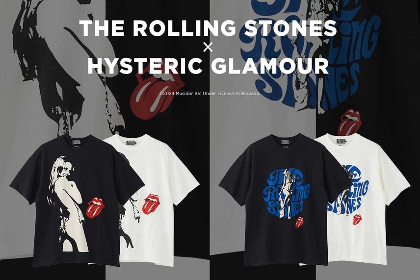 3/16発売|THE ROLLING STONES × HYSTERIC GLAMOUR T-Shirt collection|抽選/販売/定価情報