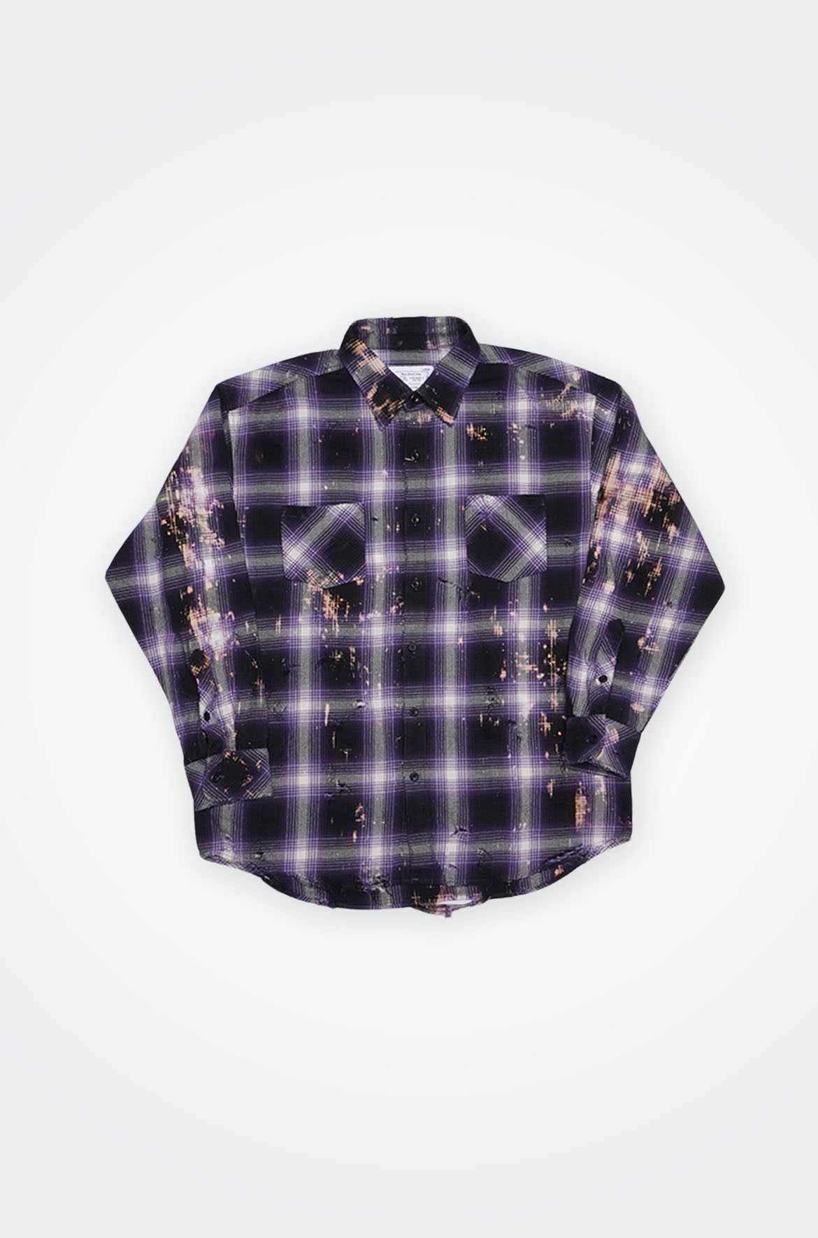 Rafu Bleached & Damaged Shirt 