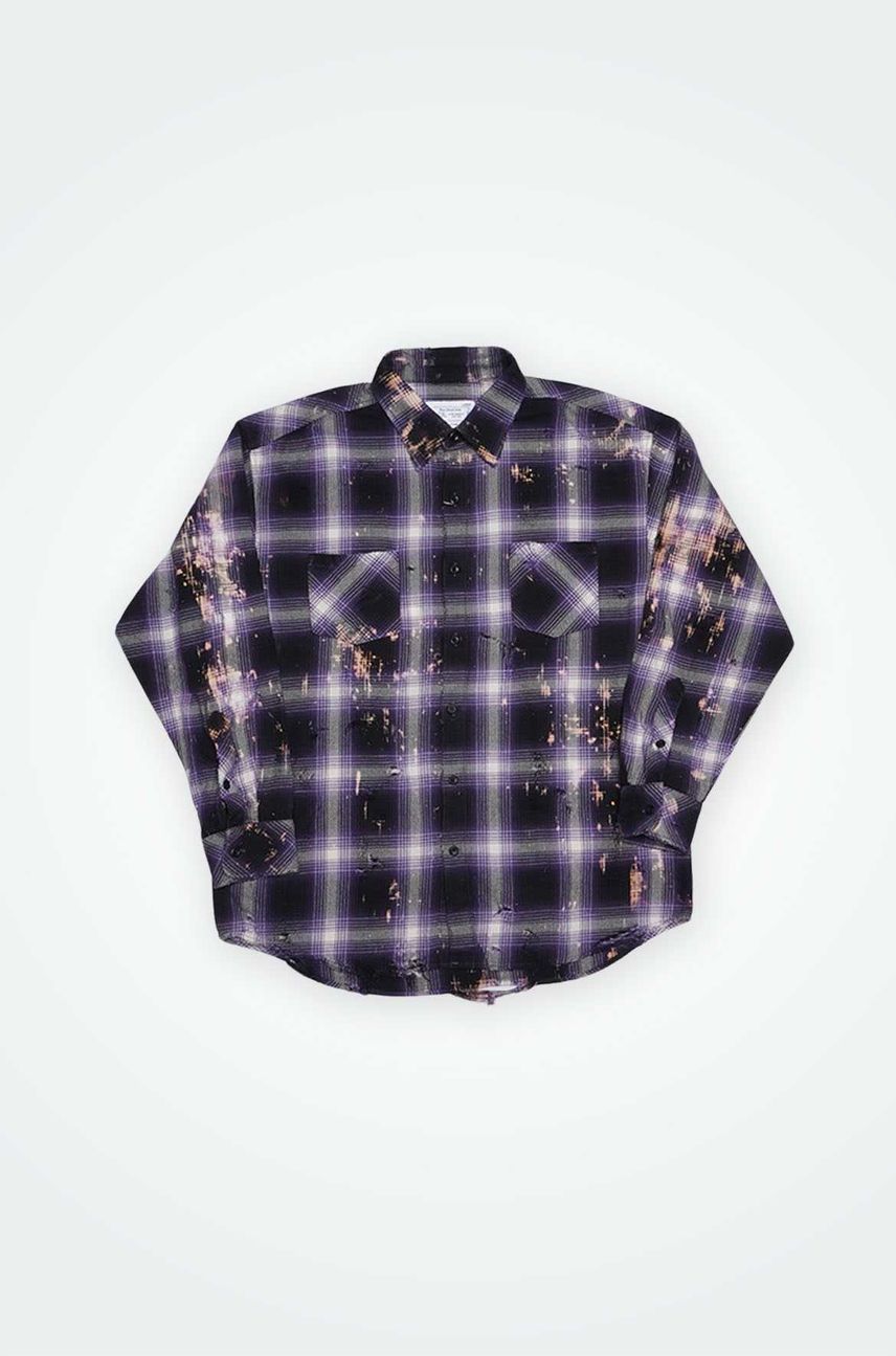 Rafu Bleached & Damaged Shirt Rafu Bleached & Damaged Shirt