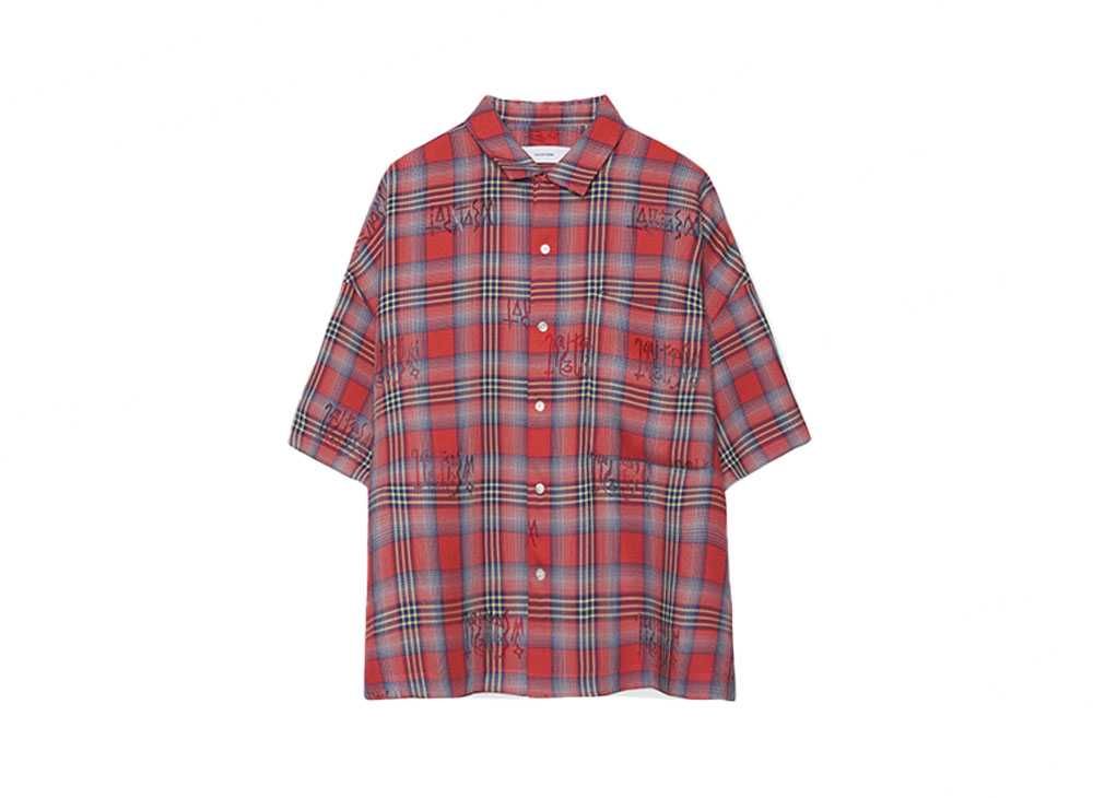 24SS FACETASM CHECK CROPPED SHIR 【公式通販】
