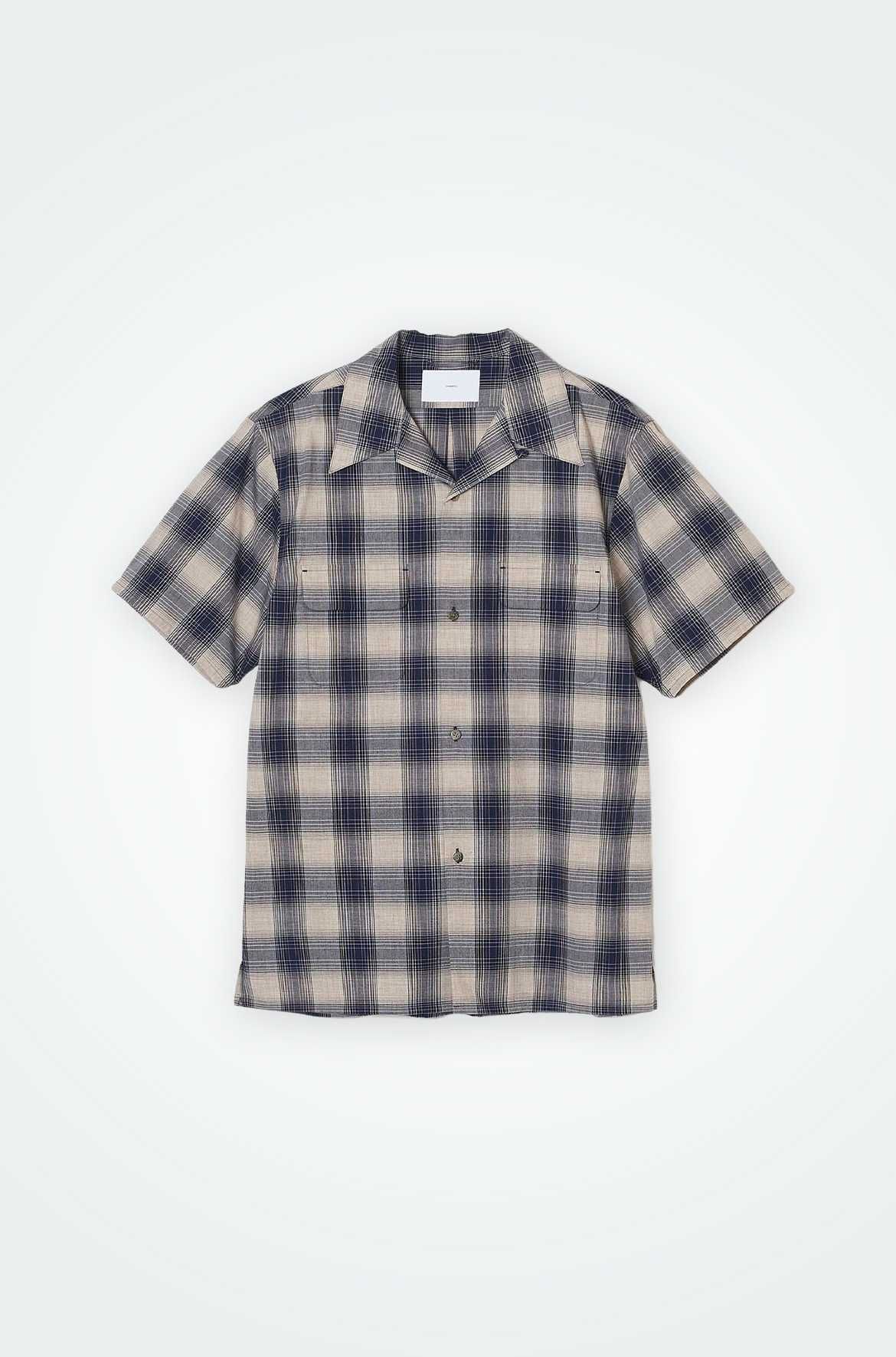 シュガーヒル ヤク オンブレ プライド オープンカラーブラウス ハーフ  