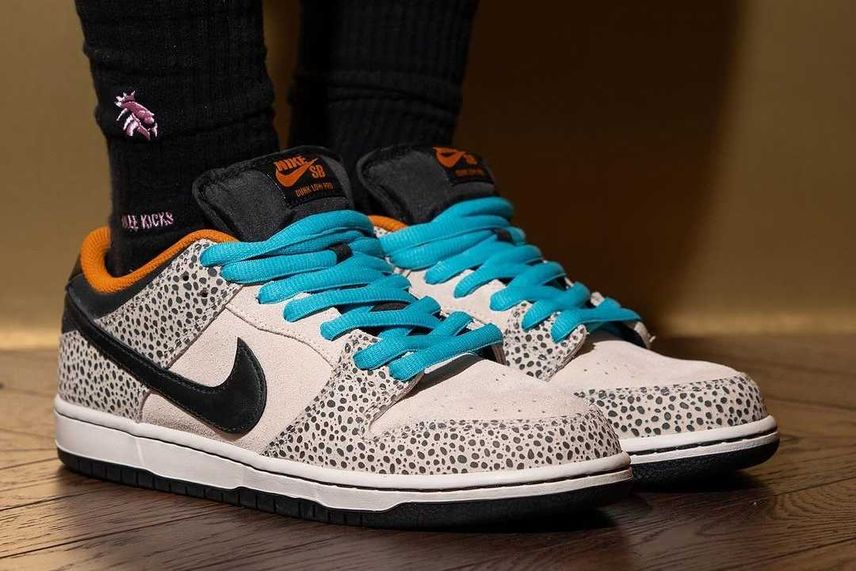8/9発売|Nike SB Dunk Low Pro Electric Safari "Phantom and Black"|抽選/販売/定価情報