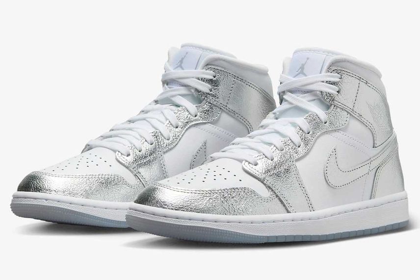 4/25発売|Nike WMNS Air Jordan 1 Mid SE "Metallic Silver"|抽選/販売/定価情報