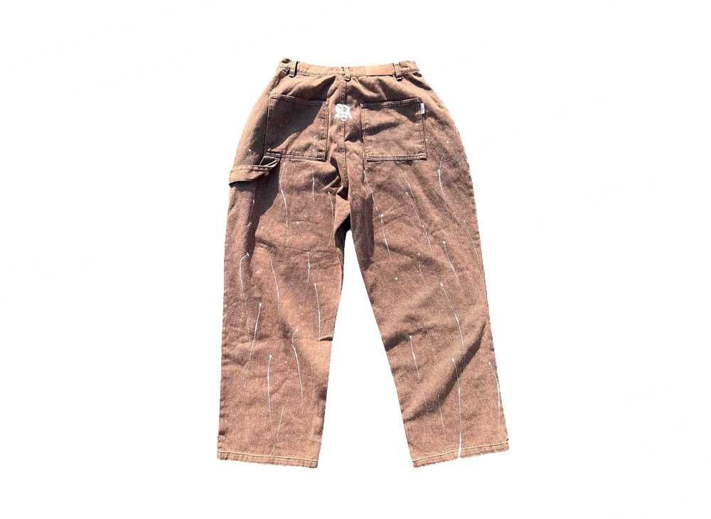 student apathy スラックスパンツ student apathy stripe slacks