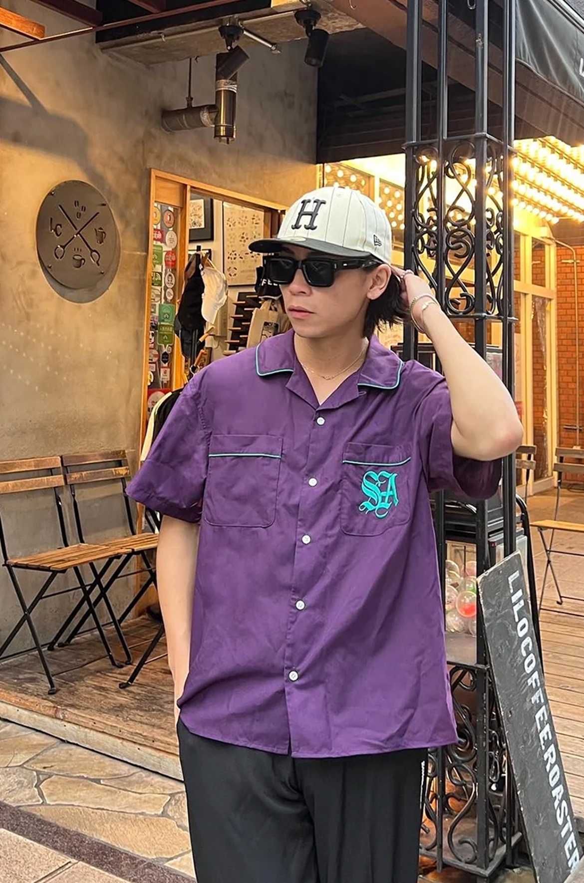 スチューデントアパシー ボーリングシャツ 